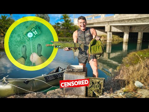 Epic Magnet Fishing Adventure: Uncovering a Fortnite Gun, Safes, and Phones in Miami's Waters!