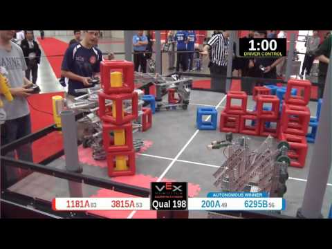 2015 VRC Arts Q198 - 1181A 3815A vs 200A 6295B - 45 to 50 - VEX Worlds 2015 - Arts Division