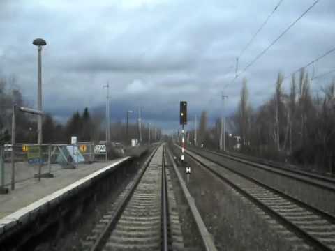 Führerstandsmitfahrt S-Bahn Berlin Blankenburg-Röntgenthal