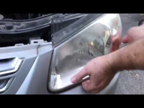 07 Kia Spectra Headlight Removal