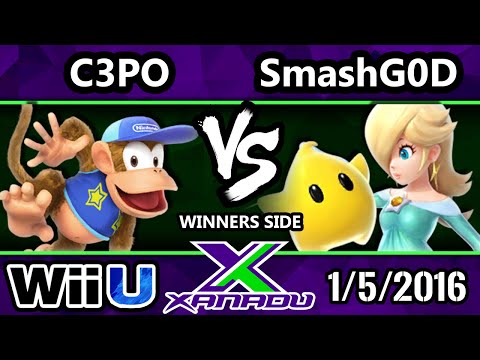 S@X 131 - C3PO (Diddy) Vs. HE | SmashGOD (Rosalina) SSB4 Tournament - Smash Wii U - Smash 4