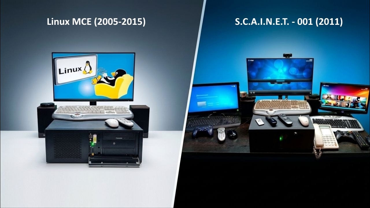 Linux MCE (2005-2015) и S.C.A.I.N.E.T. - 001 (2011)