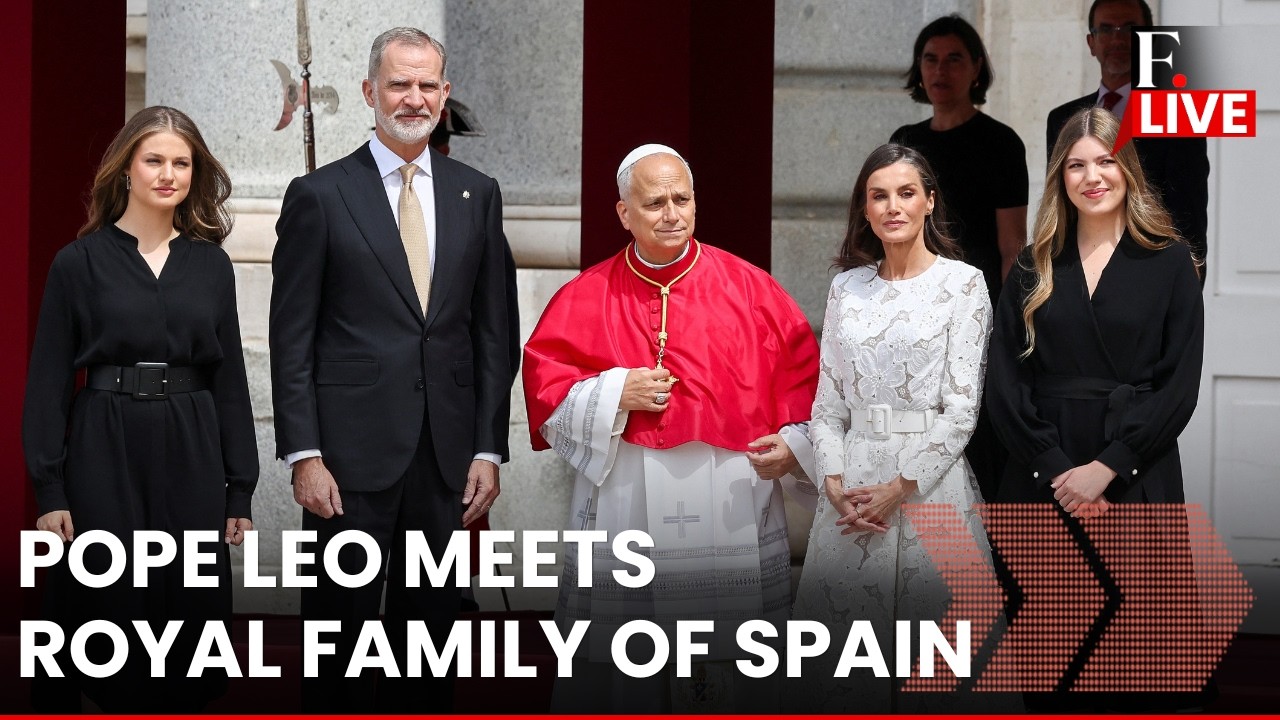 Pope Leo XIV LIVE: Pope Leo XIV Meets the Spanish Royal Family