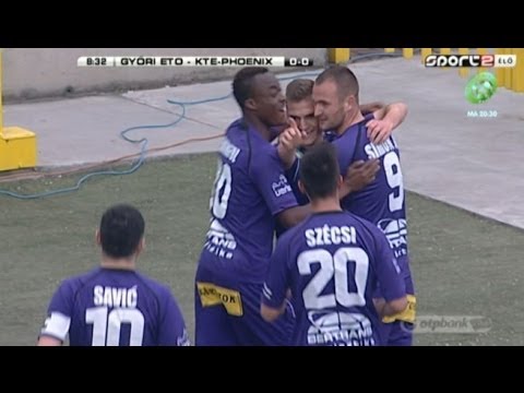 Gréczi Gábor gólja a Győri ETO FC - KTE-Phoenix Mecano mérkőzésen