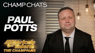 Singer Paul Potts Chats On Representing Britain&#39;s Got Talent - America&#39;s Got Talent: The Champions