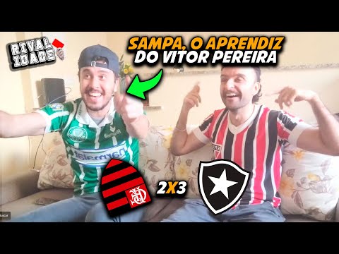 React Flamengo 2x3 Botafogo | Melhores momentos | Gols | Brasileirão 2023