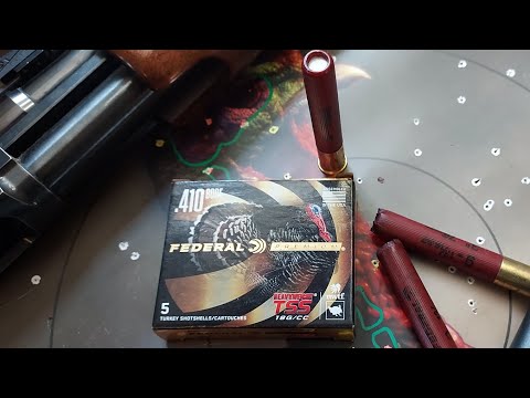Federal premium heavyweight TSS 410. 50 yards?