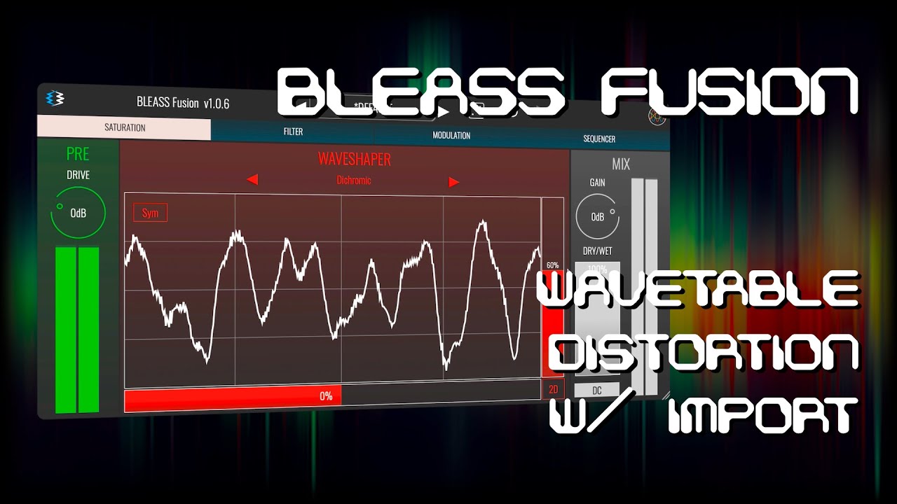 BLEASS Fusion is a wavetable distortion - YouTube