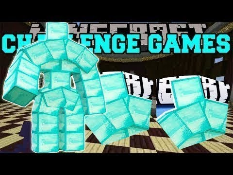 PopularMMOs Pat and Jen Minecraft CYBER DEMON CHALLENGE GAMES Lucky Block Mod Mini Game