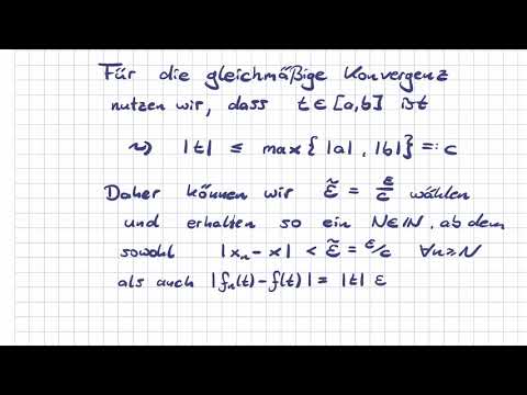 Wie konvergieren Funktionenfolgen?