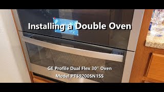 Installing a double oven — model GE PTS9200SN1SS PTS9200SNSS