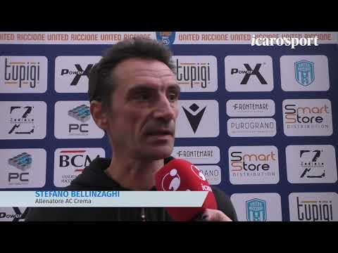 Icaro Sport. United Riccione-Crema 1-2, il dopogara