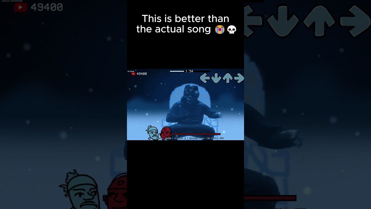 How is this better than the actual song 😭💀 | #shorts #fnf #fnfmod #shortsfeed #viralvideo