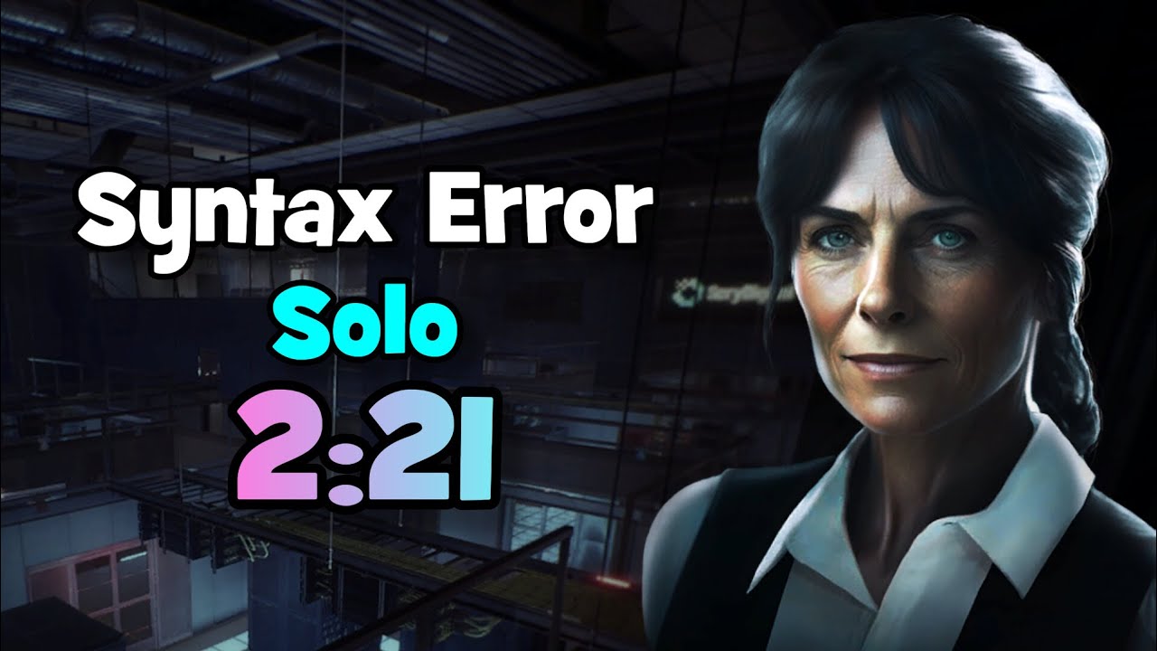 Payday 3 Syntax Error Solo Speedrun 2:21