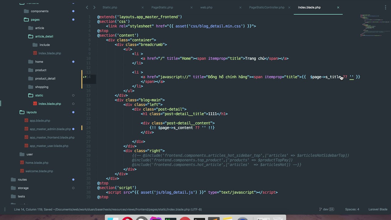 [Seri website đồng hồ] - Đồ án tốt nghiệp - Static - Phần 7
