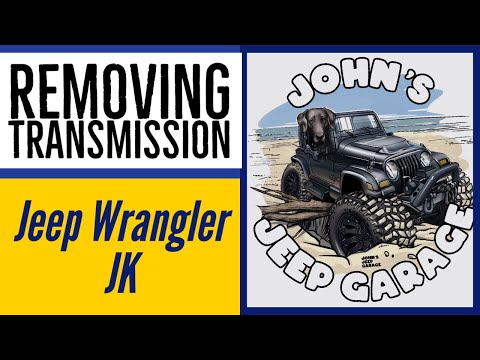 How to Remove a Jeep Wrangler JK Transmission 2012 - 2018 - NAG 1 (W5A580)