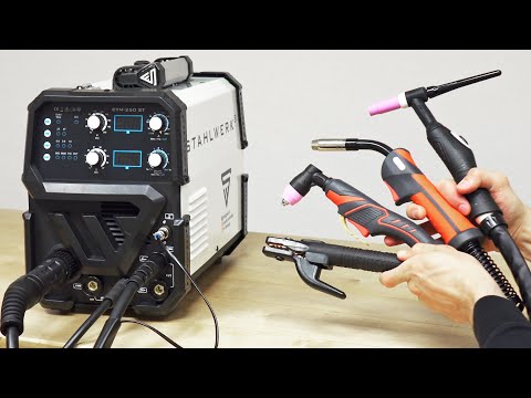 4 in 1 Multi Welder (Plasma Cutter, MIG, TIG, MMA) STAHLWERK CTM-250 ST | Unboxing and Test