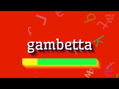 How to say "gambetta"! (High Quality Voices)