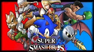 SONIC VS SHEIK VS META KNIGHT VS FOX VS CAPTAIN FALCON VS LIL MAC VS ZZS - SSB4