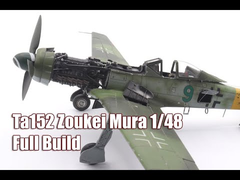 1/48 Ta152-H1 Focke Wulf Zoukei Mura Full Build
