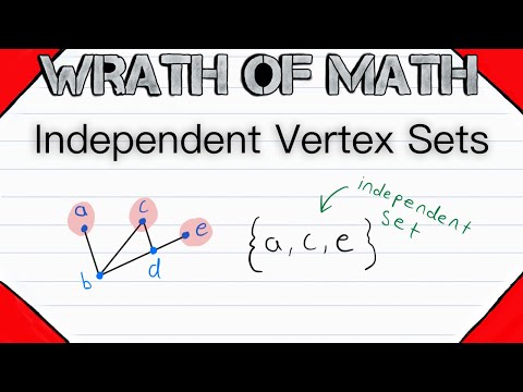 Independent Vertex Sets and Independence Numbers | Graph Theory