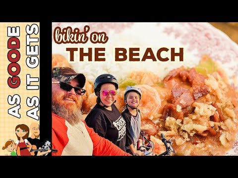 Shrimp & Crawfish Etouffee Recipe // RV Travel // Galveston Island Beach Bike Ride