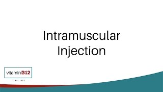 Vitamin B12 Intramuscular Injection
