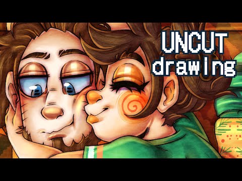 Christmas Lists and Gifts🎄🎁🧡 [ft. Glenn & Krissy] // UNCUT Drawing [Part 6]