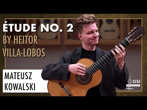 Mateusz Kowalski plays "Étude No. 2" by Heitor Villa-Lobos on a 2022 Dominik Wurth "Torres" guitar