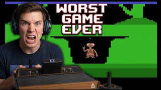 E.T.  The Extra -Terrestrial - Trying To Play The Worst Game Ever Made!! (Atari 2600)