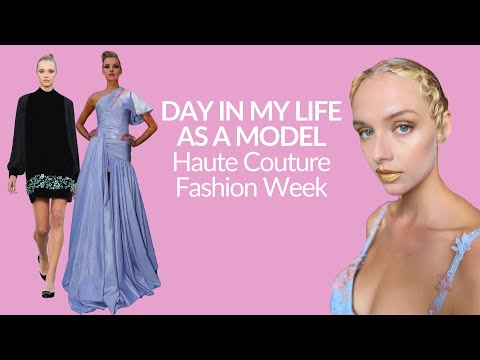 Day in my life as a model during Haute Couture Fashion Week Paris / Nina Dapper