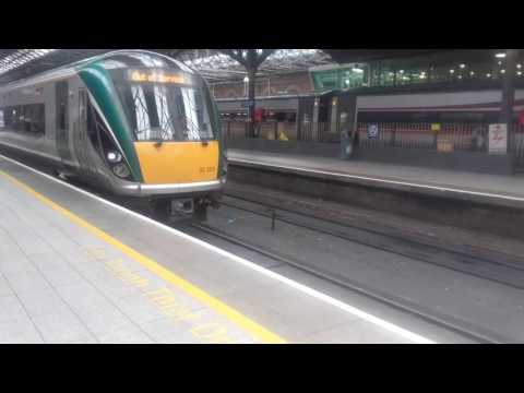 ICR 22000 Train arrives at Connolly Station to form a Service to Sligo