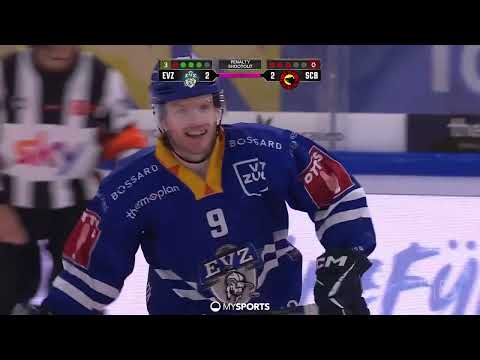 Game Highlights: EVZ vs SC Bern 3:2 SO