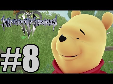Kingdom Hearts 3 (English) Gameplay Walkthrough Part 8 - Winnie the Pooh ( No Commentary)