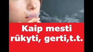 Kaip atsikratyti priklausomybėmis ? (rūkymu, gėrimu, narkotikais) meskite žalingus įpročius su Dievu