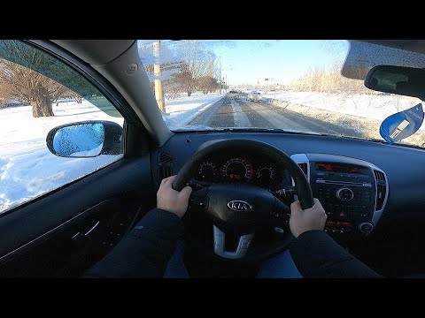 2010 Kia Ceed 1.6L 122 POV TEST DRIVE COLD START UP