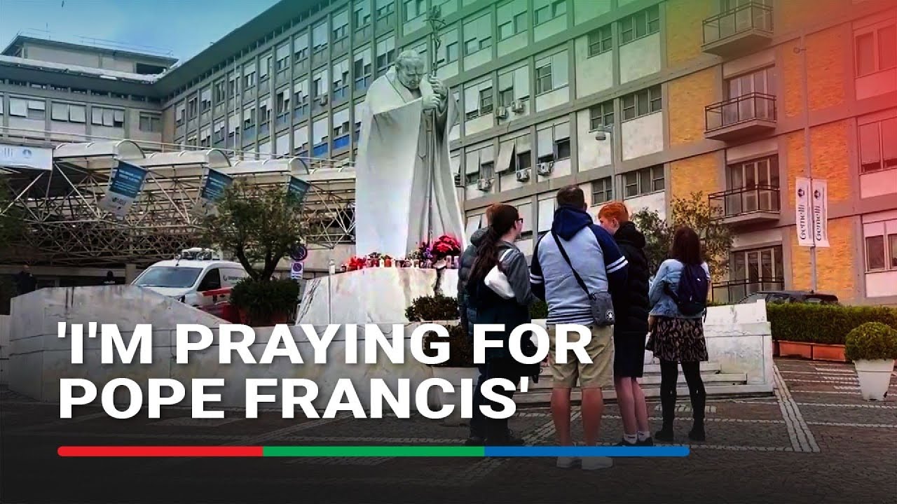 Pope had a peaceful night after pneumonia diagnosis, Vatican says