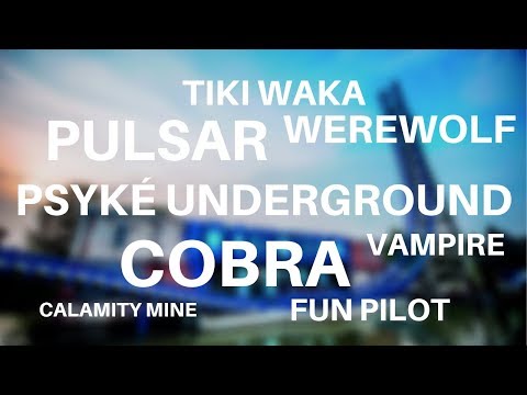 All Walibi Belgium Rollercoasters 2019