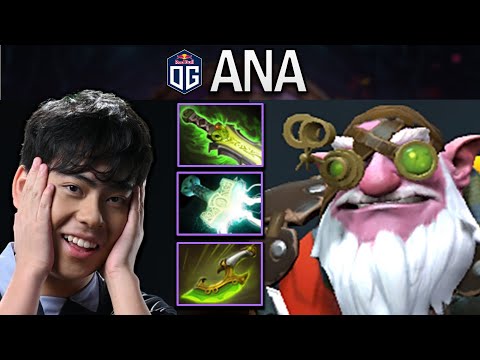 OG.ANA SMURF SNIPER WITH MJOLNIR-EBLADE - DOTA 2 7.29 GAMEPLAY