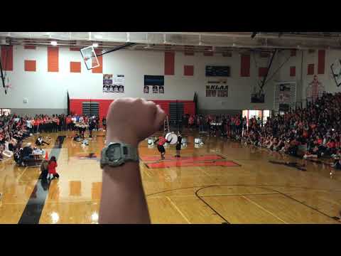 NHS Drumline - Pep Rally 2018