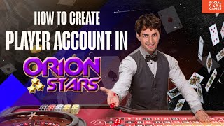 How to create orionstar player account 