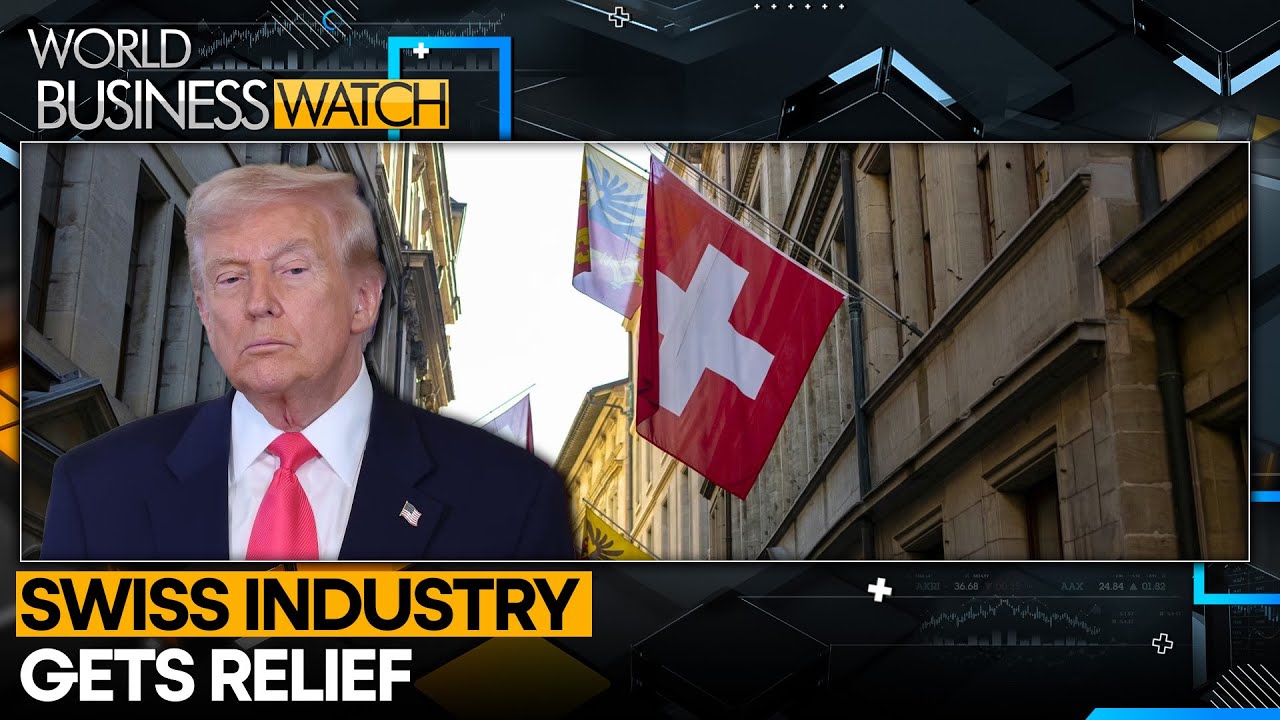 US To Reduce Swiss Tariffs From 39% to 15% | WION Business Watch