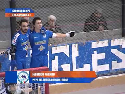 Follonica Hockey Bassano 5-2 highlights 21° A1 15/16