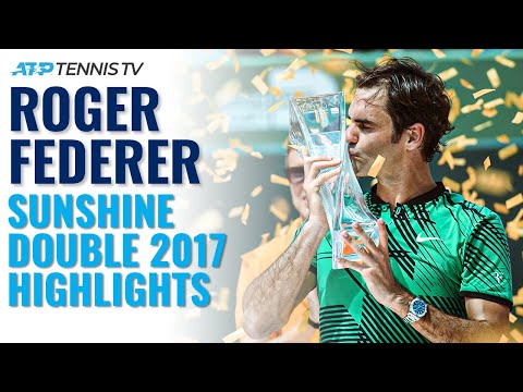 Classic Tennis Highlights: Roger Federer Wins Indian Wells & Miami 2017!