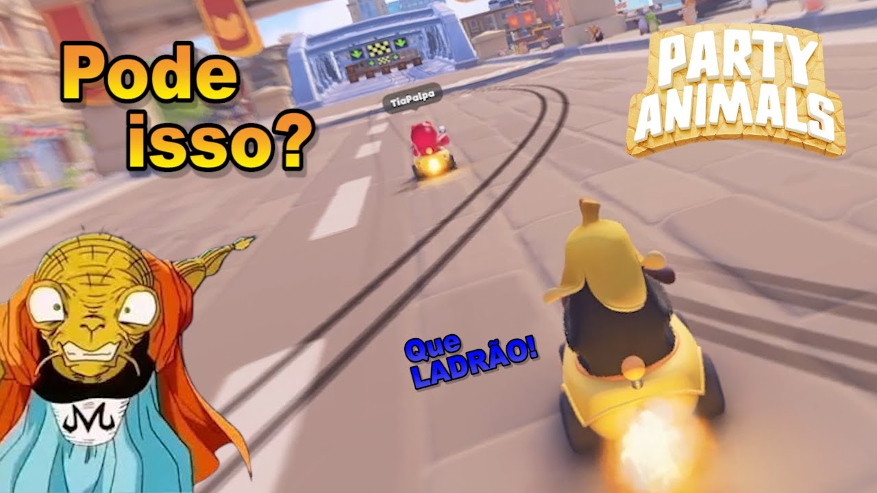 Corrida Épica de Karts no Party Animals! Risadas Garantidas!