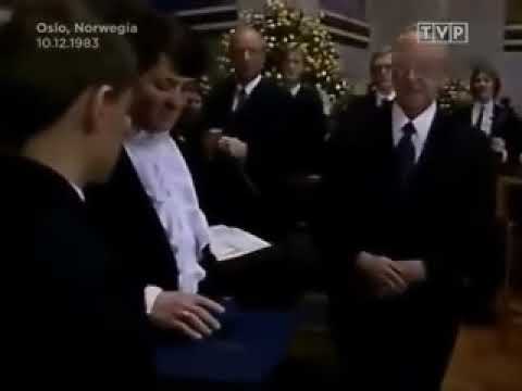 Danuta Walesa - Nobel Prize Ceremony 1983