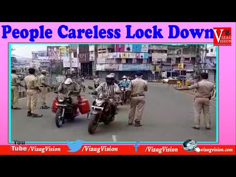 లాక్ డౌన్ రాకపోకలు సాగిస్తున్న ప్రజల పై కలెక్టర్ ఆగ్రహం సిరిసిల్ల,Vizagvision....