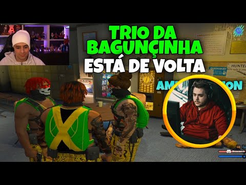 RC REAGINDO AO CONNOR, CJ E JAMAICA FAZENDO AMMU-NATION NO CIDADE ALTA!!!