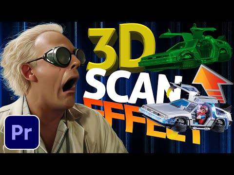 3D Scan Effect EASY How To Step by Step (Digitize Anything Onto A 3D Scan FX)