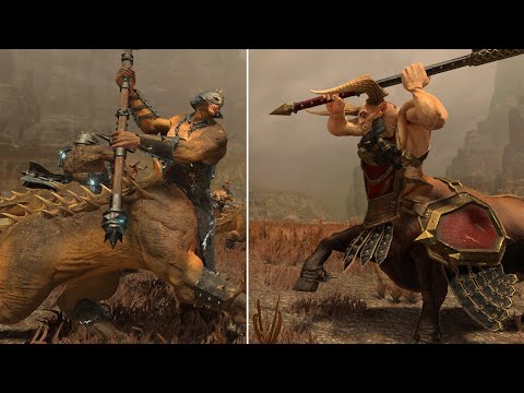 Bull Centaur Renders VS Dragon Ogres